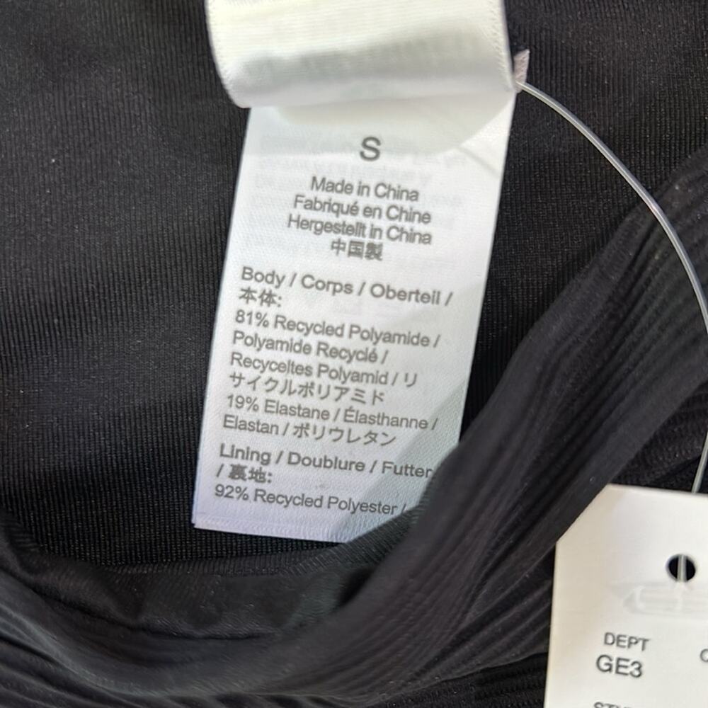 J.Crew Black Ribbed High Rise Bikini Bottom, Size S - Picture 3 of 5